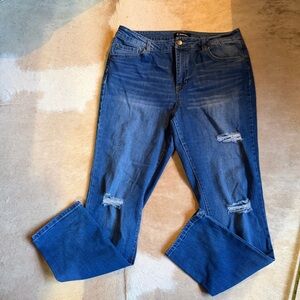 d. jeans Classic Blue Straight Leg Jeans - size 10